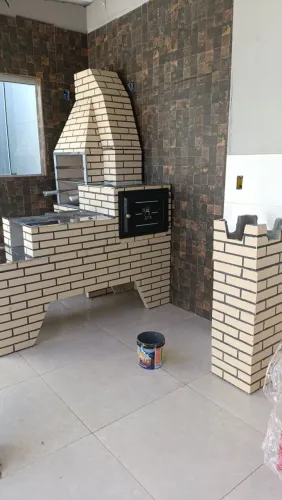 Churrasqueira, forno e fogão a lenha, pré moldados 
