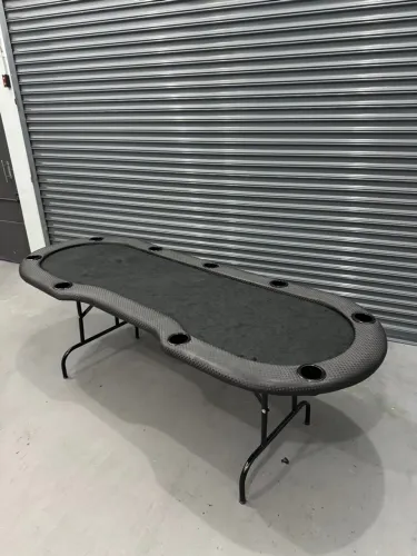 Mesa de Poker Profissional para 9 jogadores porta copo imbutido na borda
