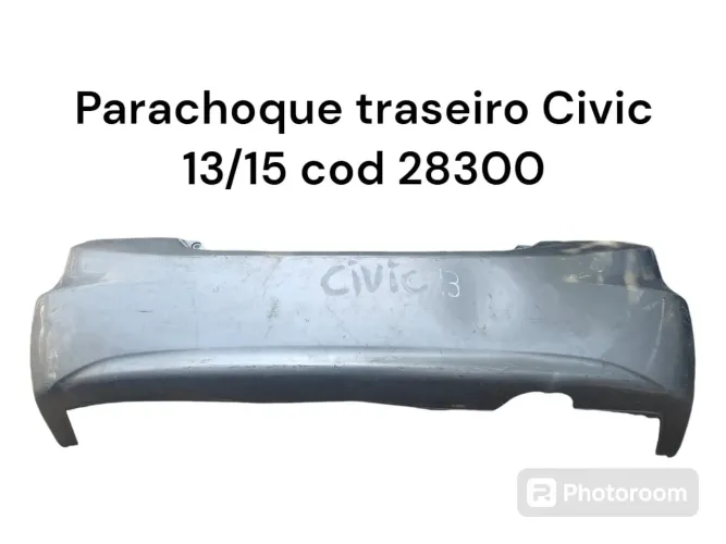 Parachoque traseiro Civic 
