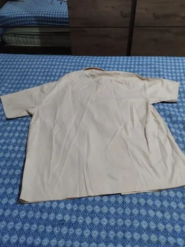 Camisa social bege original Barra crew