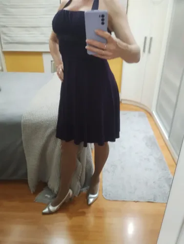 Vestido lilás social 