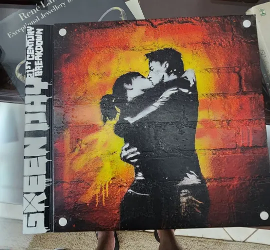 DISCOBOOK GREENDAY 21 ST century breakdown 3 DISCOS VINIL 10" LP POP.ROCK