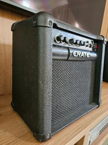 Amplificador de Guitarra Crate Gt15 Watts Falante 8 Fone Ouvido CD Input 120v