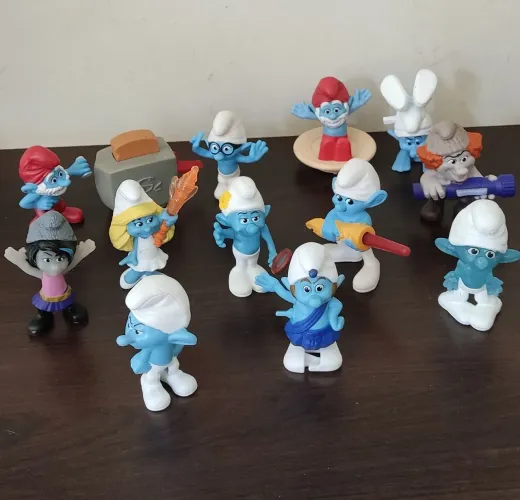 Coleção de Smurfs MC Donald's