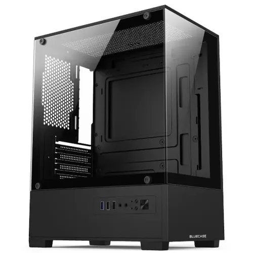 Gabinete Gamer Bg-054 Hit Bluecase Usb 3.0 Vidro Temperado Loja Coimbra Computadores 