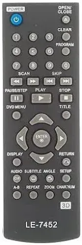 Controle Remoto Para Dvd Lg Dv356 Dp122 Dp123 Dp132 Dv49h Dv697h Cov33662703