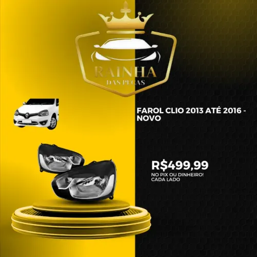Farol Clio 2013 Até 2016 - NOVO