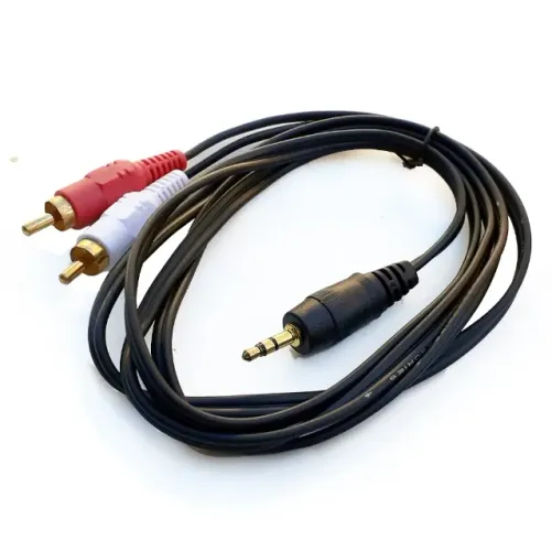 Cabo P2 Stereo para 2 RCA