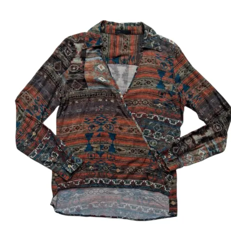 Camisa viscose estampada Mob
