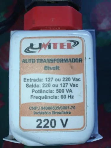 Auto Transformador 500va Biv Serie Ouro Unitel