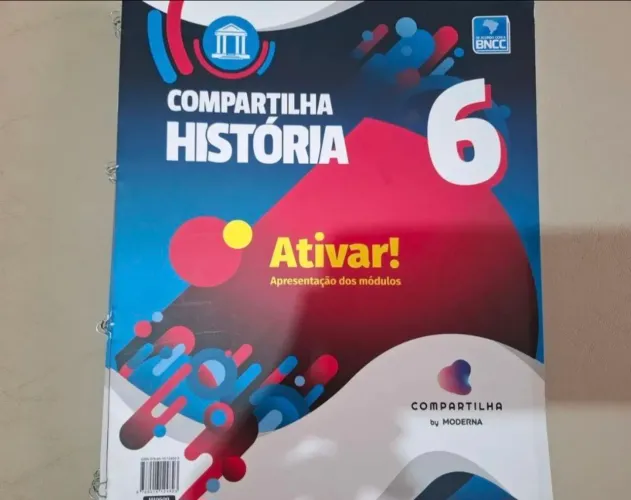 Kit moderna compartilha história, geografia e arte 6ºano