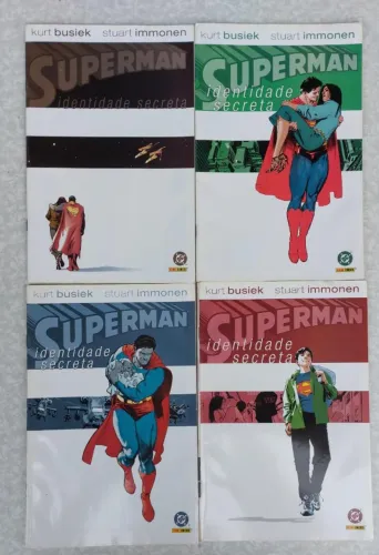 HQ Superman - Identidade Secreta - Mini Serie Completa - 4 Edições - DC