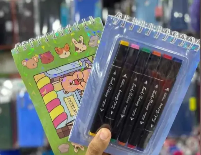 Kit Bobby Goods Caderno + Canetas