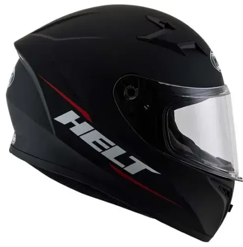 Capacete Helt Polar preto fosco / cinza