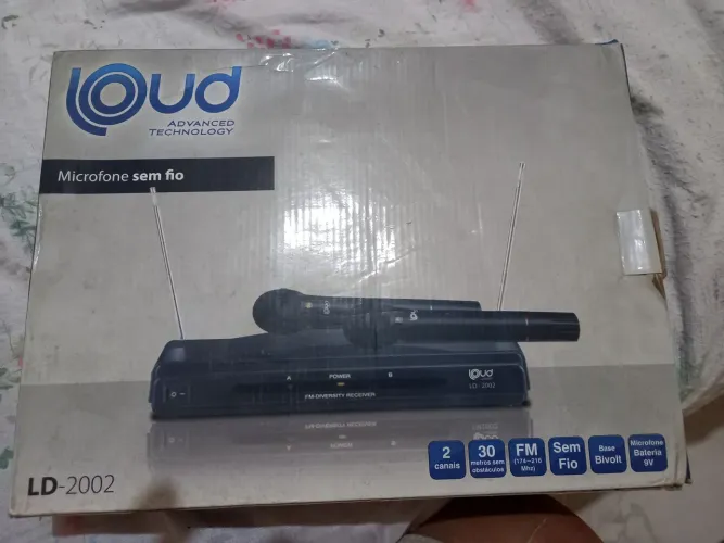 Microfone Sem Fio Loud LD-2002
