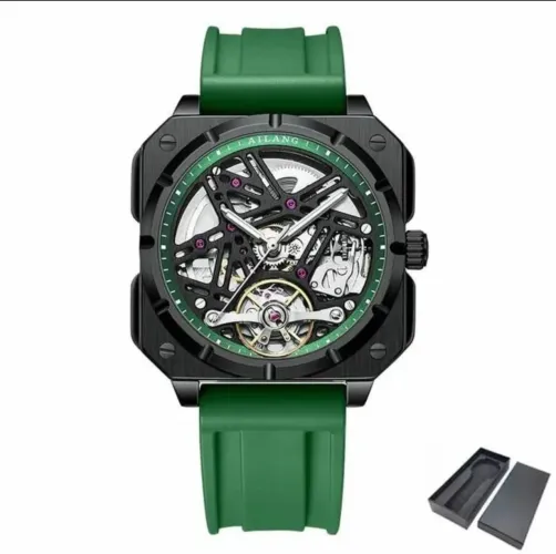 Relógio Masculino Esqueleto automático - Design Moderno