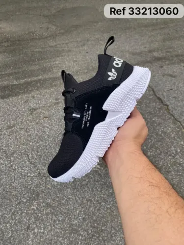 Tênis Adidas Masculino Preto com Branco
