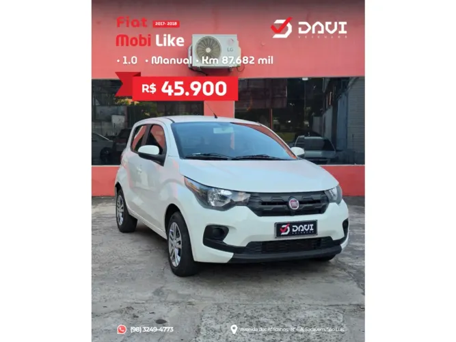 Fiat Mobi Like ON 1.0 Fire Flex 5P. 2018