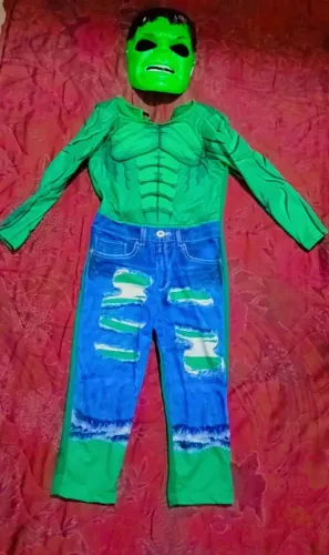 Fantasia do hulk infantil