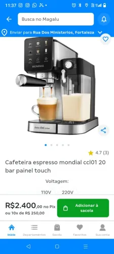 Vende-se máquina de café
