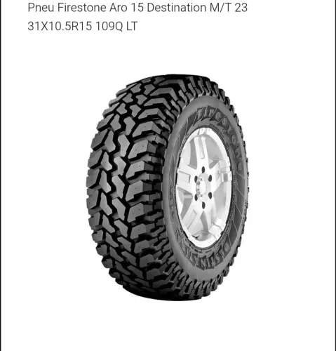 Vendo pneu Firestone MT Destinaton off Road