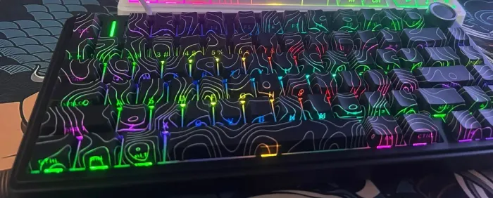 Teclado Magnético Aula F75 HE sem fio 8k Polling rate, 0.01mm Rapid Trigger