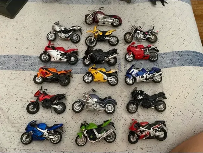 Miniatura moto coleção