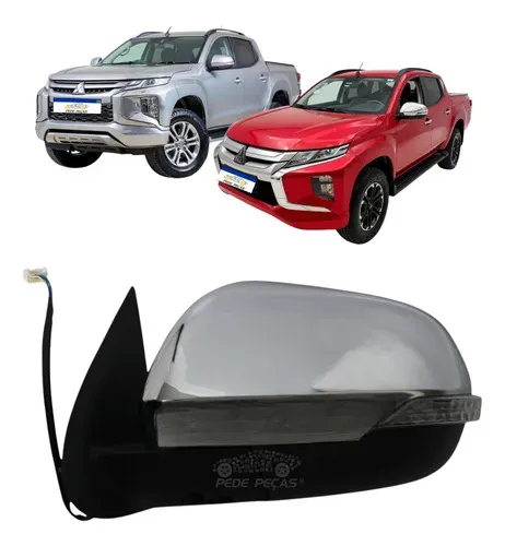 Retrovisor Le Mitsubishi Triton 2021 A 2025 C/pisca Elétrico Esquerdo