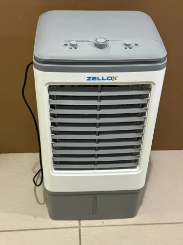 Climatizador De Ar Portátil 20 Litros 127v COM TRANSFORMADOR P/ 220v, Zellox 3 Vel.