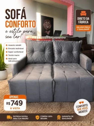 Sofá retrátil