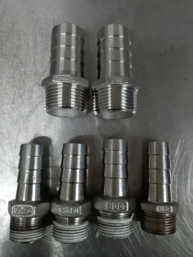 Lote 6 Espigões Inox 304 1 e 3/4? Rosca Macho 150 lbs