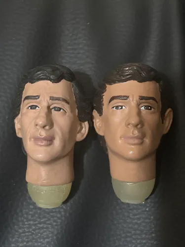 Molde Cabeça Ayrton Senna Original 