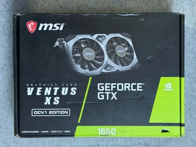 Placa de vídeo MSI GTX 1650 Ventus 4gb