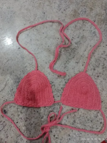 Bikini de crochê.
