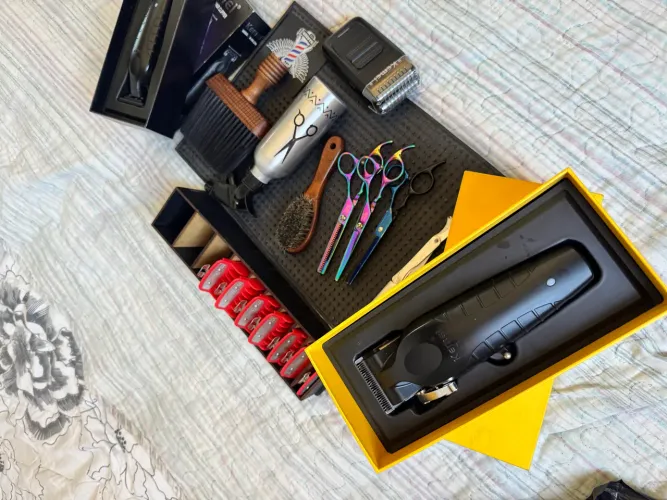 Kit completo de barbeiro Máquina de barbeiro 