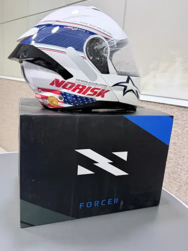 Capacete Norisk Force II Escamoteável - Estado de Novo!
