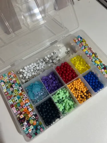 Kit de Miçangas Completo com Caixa Organizadora