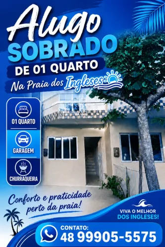 ALUGUEL ANUAL APARTAMENTO 1 QUARTO PRAIA DOS INGLESES FLORIANÓPOLIS DIRETO PROPRIETÁRIO