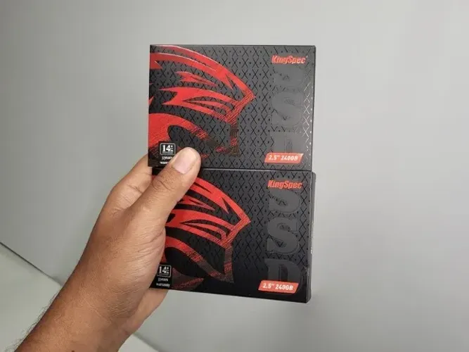 SSD 120GB a 1TB, Leitura 500MB/s, Gravação 350MB/s - NOVO e Lacrado!