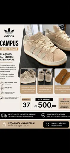 Tênis Adidas campus importado