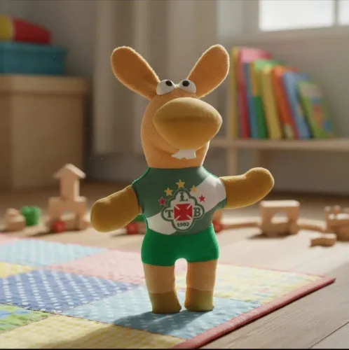 Cavalinho pelúcia mascote Tuna Luso