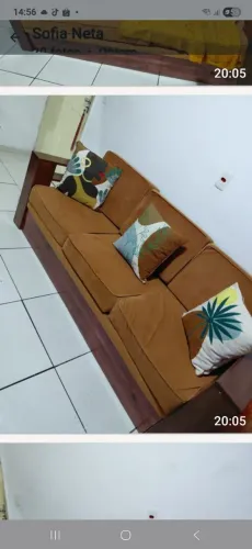 Vendo sofá e poltrona