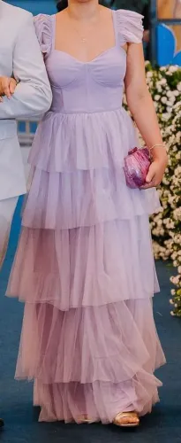 Vestido lavanda P dot clothing