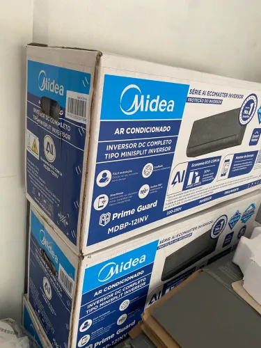Ar condicionado MIDEA inverter lacrado 12.000 grafite