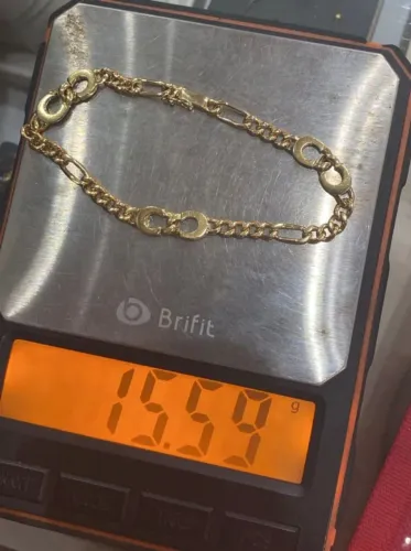 Pulseira em ouro 18 k