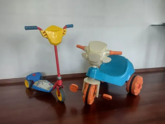 Patinete e Triciclo/Velotrol - Bandeirante