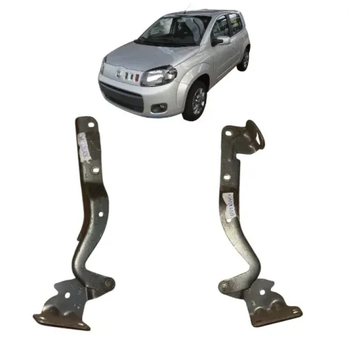 Par de braço do capô Fiat uno vivace 
