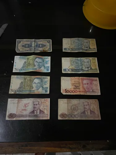 NOTAS ANTIGAS, DINHEIRO ANTIGO