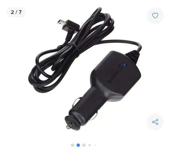 Carregador GPS Garmin Nuvi 260w