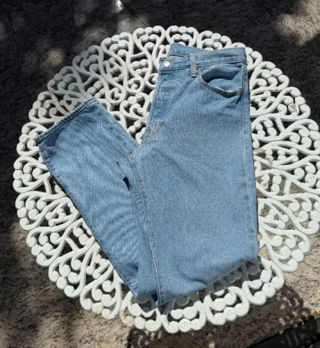 Calça Jeans Levi's 501 54' Reta 44 - Azul Claro